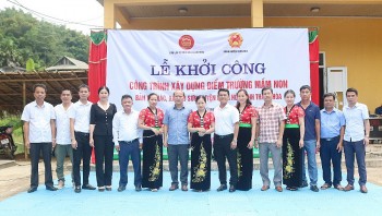 CLB Nhà báo Thanh Hóa tài trợ 300 triệu đồng xây dựng điểm Trường Mầm non Bản Tai Giác